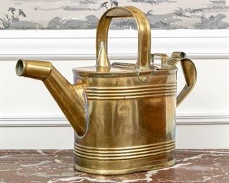 Henry Fearncombe Antique English Brass Watering Can