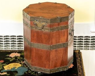 Vintage Brass Bound Tinder Box
