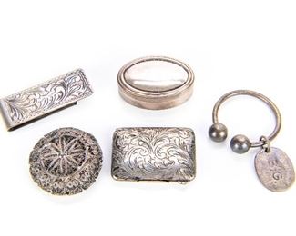 Sterling And 800 Silver Objects Of Interest