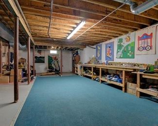 Tons of stuff in the basement