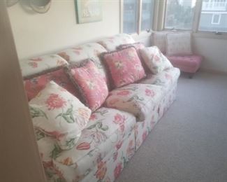another sofa with accent pieces