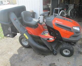 Husqvarna 46" Riding Lawnmower with Grass Catcher (Original 30hrs.)