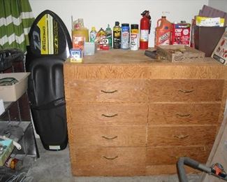 Nice old vintage upright storage chest
