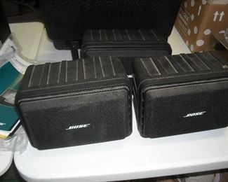 3 Bose video speakers