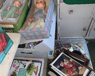Dolls and Christmas still to be unpacked!