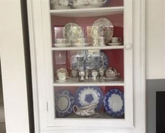 Corner cabinet - there is a pair, one opening right and one opening left