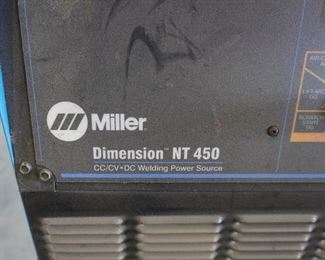 Miller Dimension NT 450 with wire feeder and dual spool