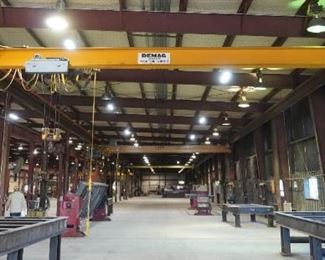 Demag 7.5 ton bridge crane