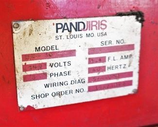 PandJiris 180' weld table