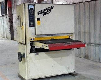 Cemco 1000 wide belt sander