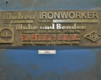 Mubea Universal Ironworker KBL 560