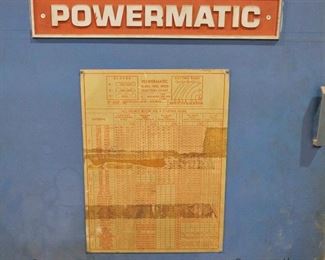 Powermatic model 87 - 20" bandsaw