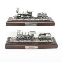 "General" And "William Crooks No. 1" Pewter Model Trains