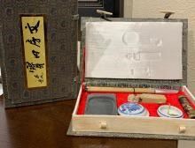Original True Vintage or Earlier Japanese Calligraphy Box Set