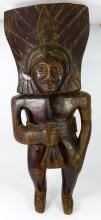 Large African Tribal Carved Wood Figure