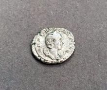 Ancient Roman Herennia Etruscilla Silver Coin, 249 - 251 AD
