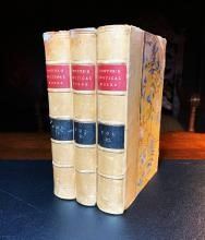 REDO PICS 3v Set of THE POETICAL WORKS OF WILLIAM COWPER, Notes & Memoir by John Bruce c. 1859