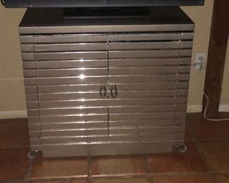 Metal TV stand or storage bin