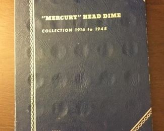 Mercury Head Dime Collection 1916 to 1945 https://ctbids.com/#!/description/share/273073