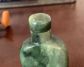 Jade Snuff Bottle and Vintage Mickey https://ctbids.com/#!/description/share/273055