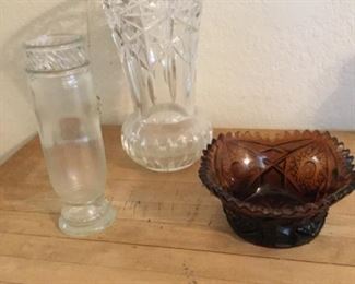 Set of Three Cut Glass Pieces https://ctbids.com/#!/description/share/273046