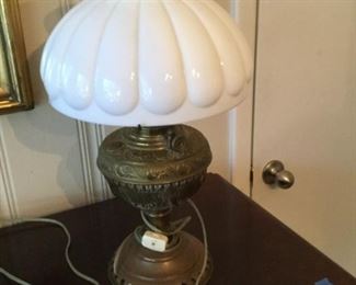 Vintage Converted Oil Lamp https://ctbids.com/#!/description/share/273026