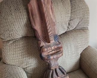Vintage Witco (not signed or marked) tiki sculpture