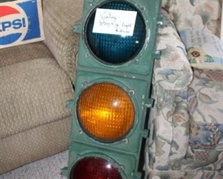 Vintage traffic light