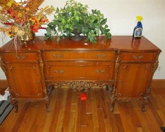 Dining room buffet, highly carved, good condition