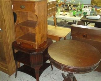 Miscellaneous tables and cabinets