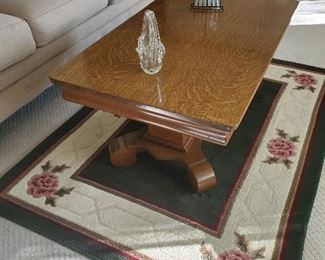 Library table cut down to Coffee table