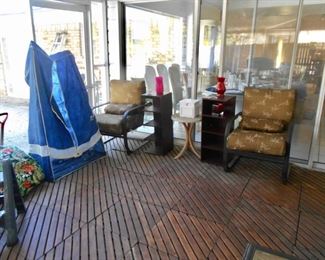 Patio Chairs, Cowboys Equipment Bag