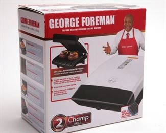 George Forman Champ Grill in box