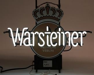 Rare Warsteiner premium verum neon sign
