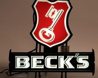 Beck's neon sign (new transformer)