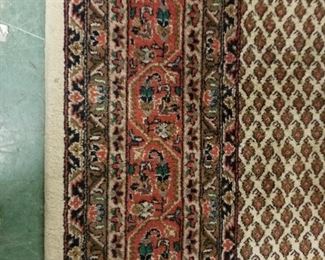 Vintage 129" x 76.6" persian rug (retail $5000)