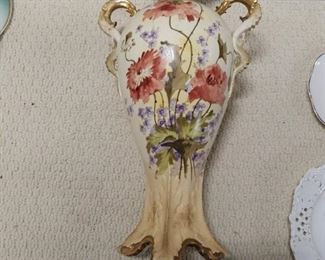 Antique Art Nouveau Ceramic Vase Turn Teplitz RSTK Bohemia Late 1800's?