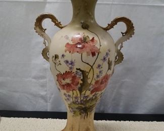 Antique Art Nouveau Ceramic Vase Turn Teplitz RSTK Bohemia Late 1800's?