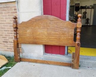 Solid wood Full size headboard
