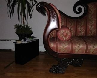 Gorgeous french provincial large sofa with animal paw feet (coming in on Saturday) 