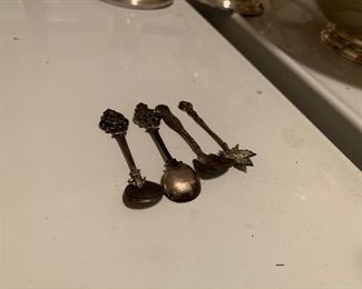 Sterling salt spoons