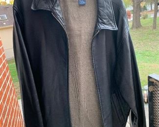 Polo Ralph Lauren leather jacket, LIKE NEW!