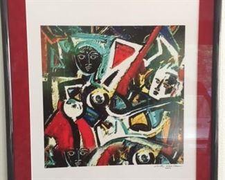 signed lithograph Neith Nethelson