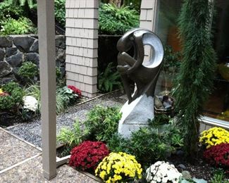 Serenity water fountain with light