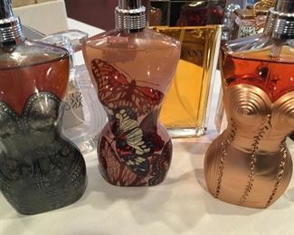 Gautier, Tiffany, Cartier Parfum