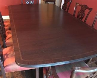 Chippendale Style D/R w 8 Chairs