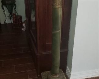 Green Alabaster Pedestal