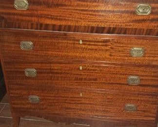 Georgian Drop Front Fitted Desk/Chest