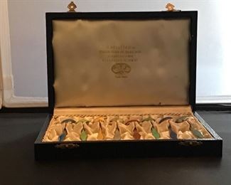 Set Enameled Spoon in original Box