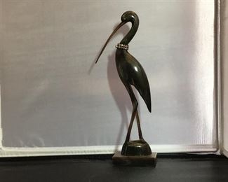 Carved Horn Crane Made in India